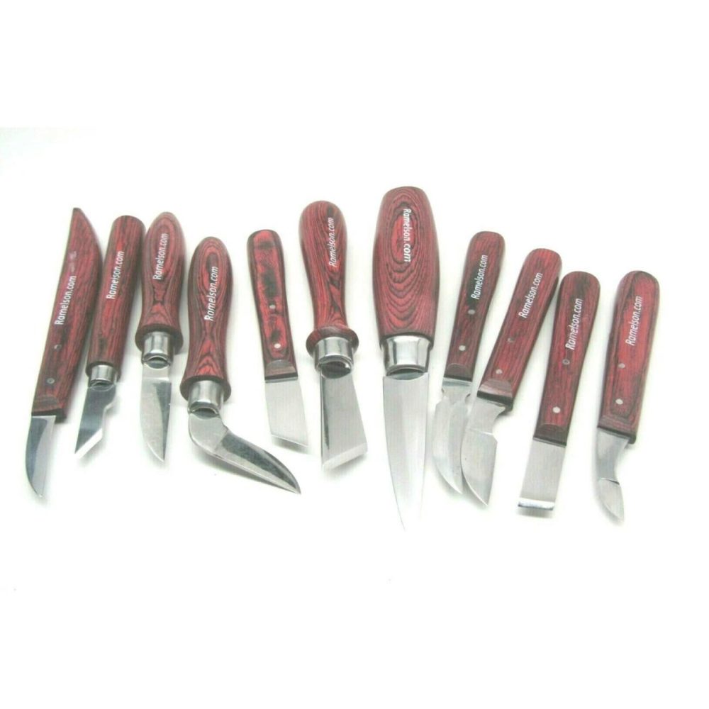 11Pc Woodcarving Miscellaneous Chip Knives Carving Tools