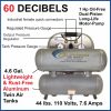 1Hp 4-3/5 Gallon Oil-Free Aluminum Tank Air Compressor Air Compressors