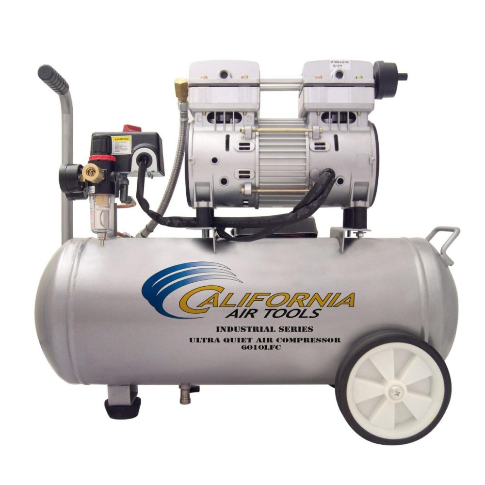 1Hp 6 Gallon Oil-Free Steel Tank Air Compressor Air Compressors