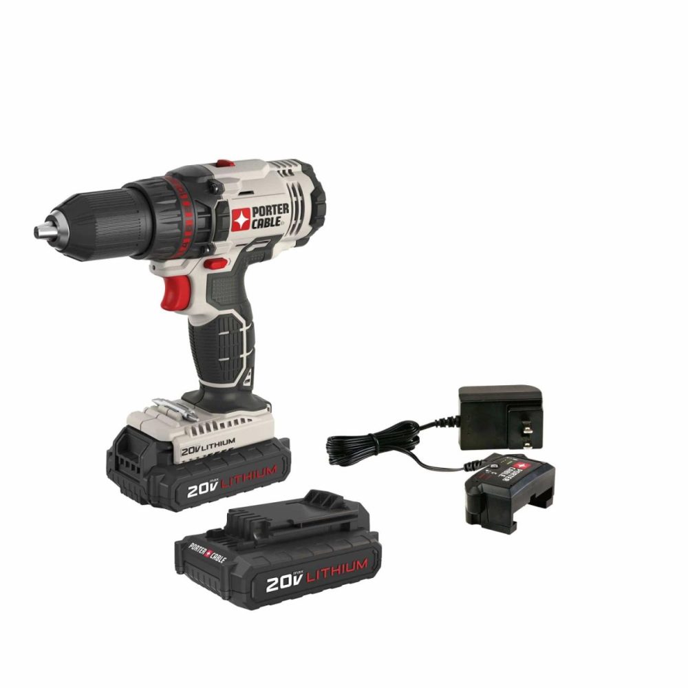 20V Max Brushless Cordless 1/2″Drill/Driver Kit Handheld Drills