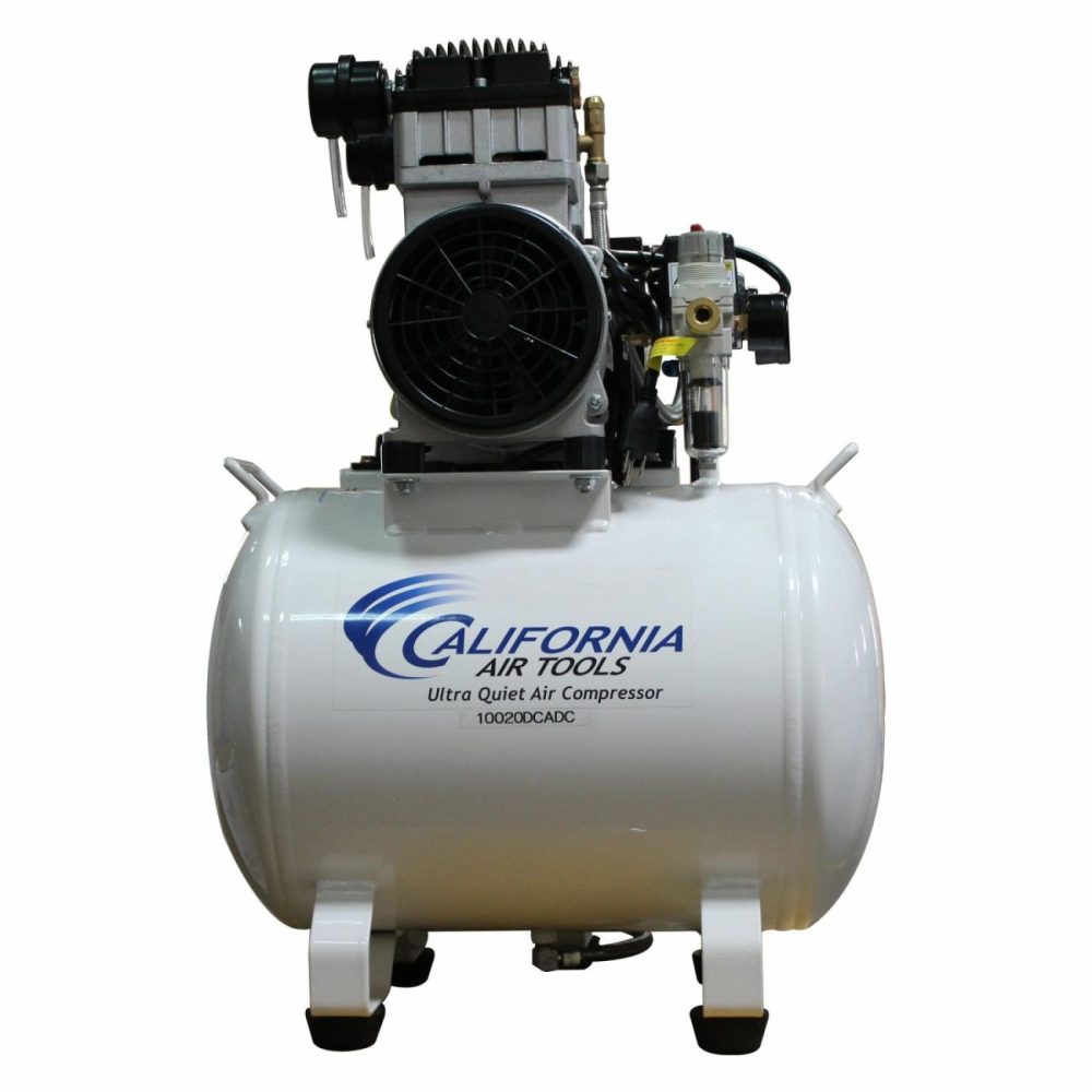 2Hp 220V 10 Gallon Oil-Free Steel Tank Air Compressor With Air Drying System Air Compressors