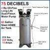 4Hp 60 Gallon Oil-Free Steel Tank Air Compressor With Auto Drain Valve Air Compressors