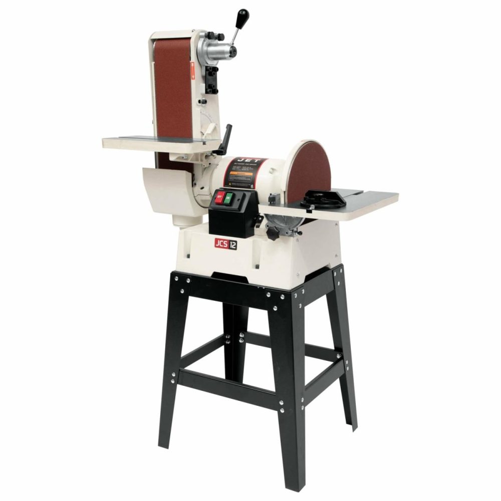 6″ X 48″ Belt/12″ Disc Sander With Open Stand – 1-1/2 Hp 1 Ph 115/230V – Jsg-6Dck Powe Tools & Accessories