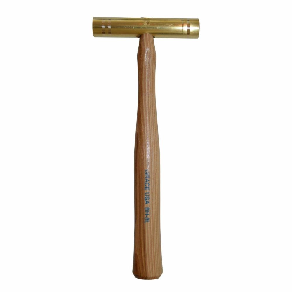 8 Ounce Long Brass Hammer Hammers & Mallets