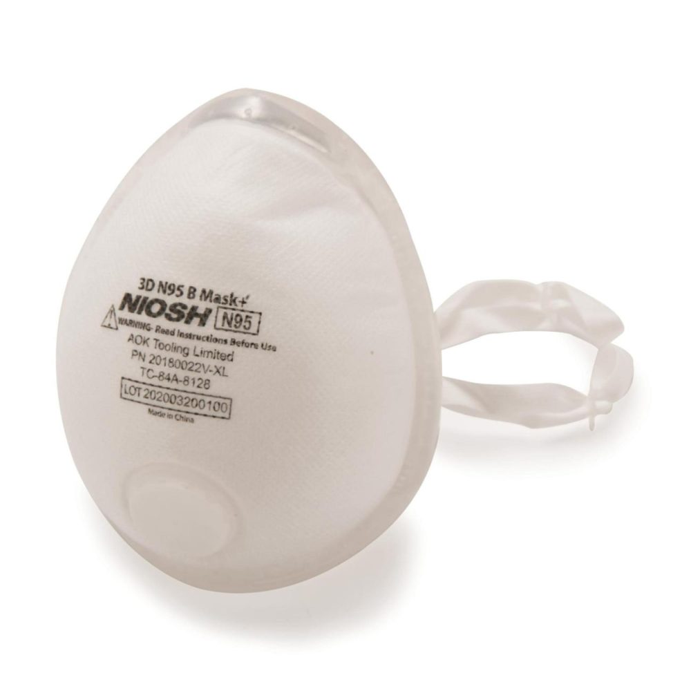 95 3D+ Valved Mask With 360-Degree Silicone Seal – Extra-Large Masks & Respirators