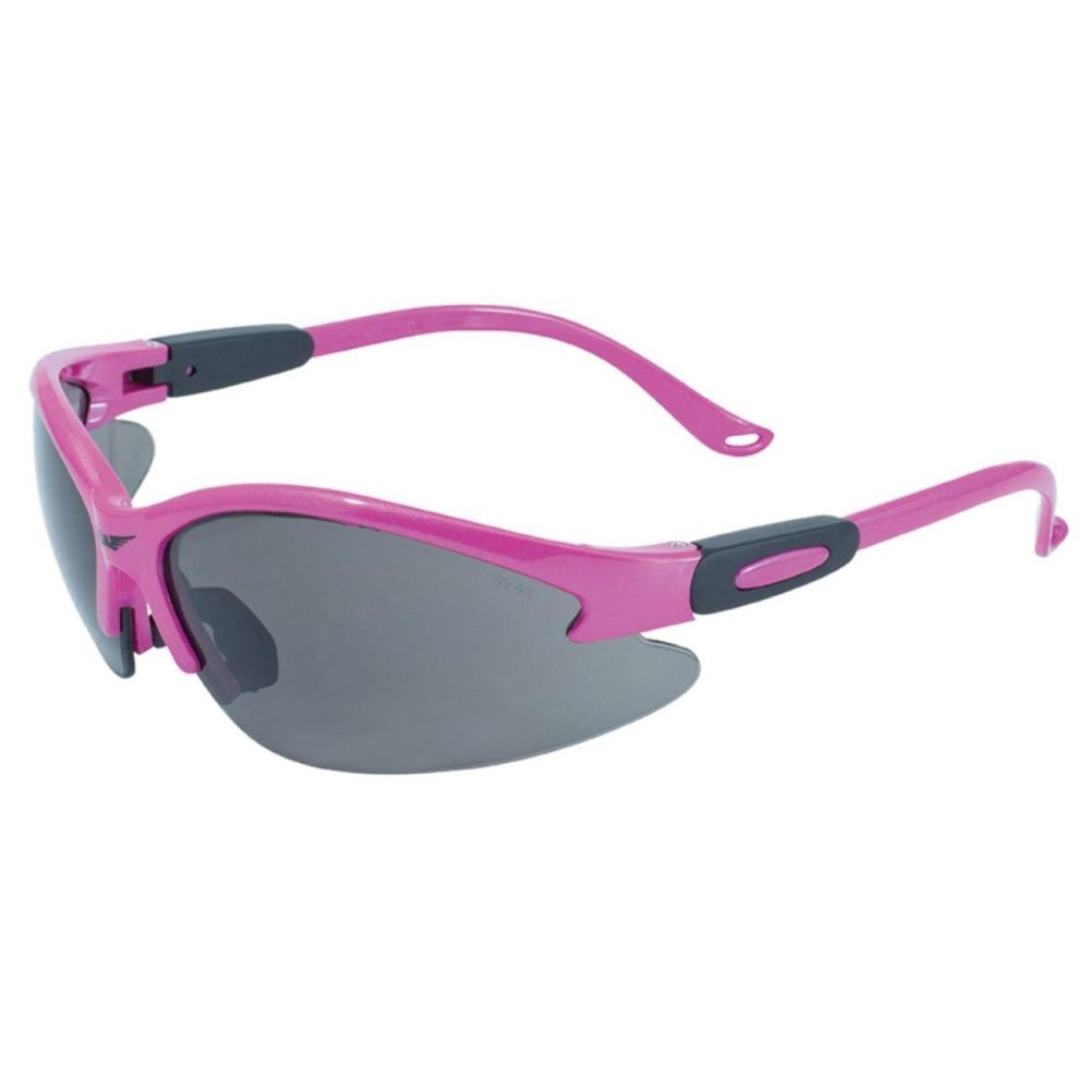 Cougar Dark Pink Frame Smoke Safety Lenses Eye Protection