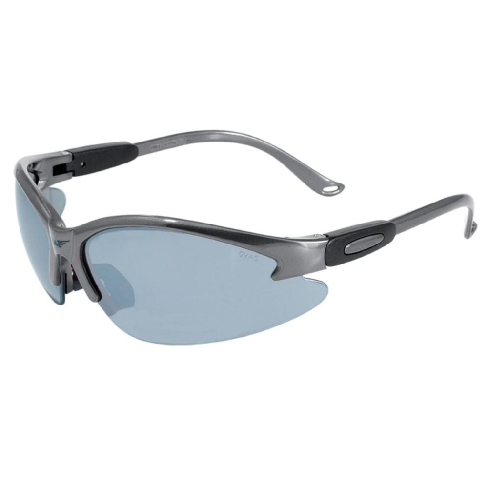 Cougar Gray Frame Flash Mirror Safety Lenses Eye Protection