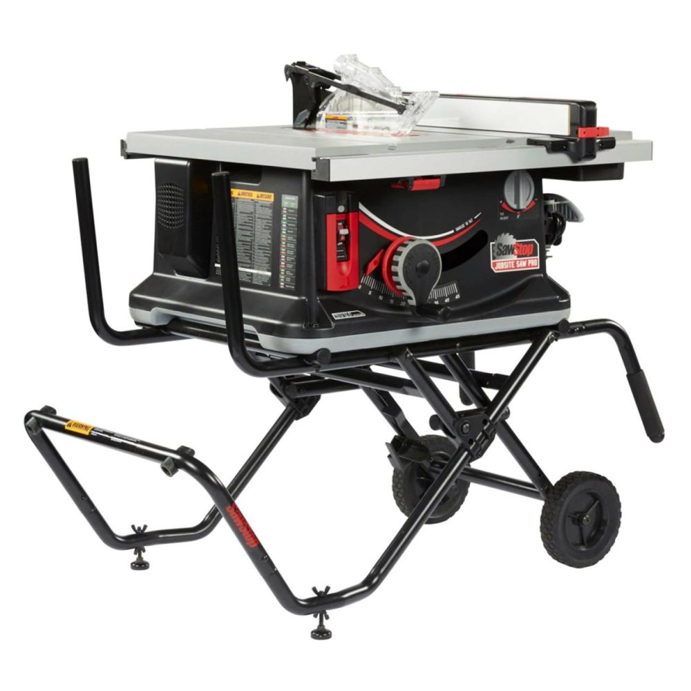 Jobsite Saw Pro With Mobile Cart Assembly – 1-1/2 Hp – 1Ph – 120V Model Jss-120A60 Powe Tools & Accessories