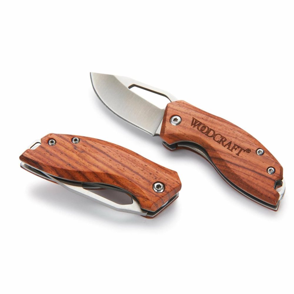 Liner Lock Pocketknife With Coralwood Handle – 5″ Hand Tools