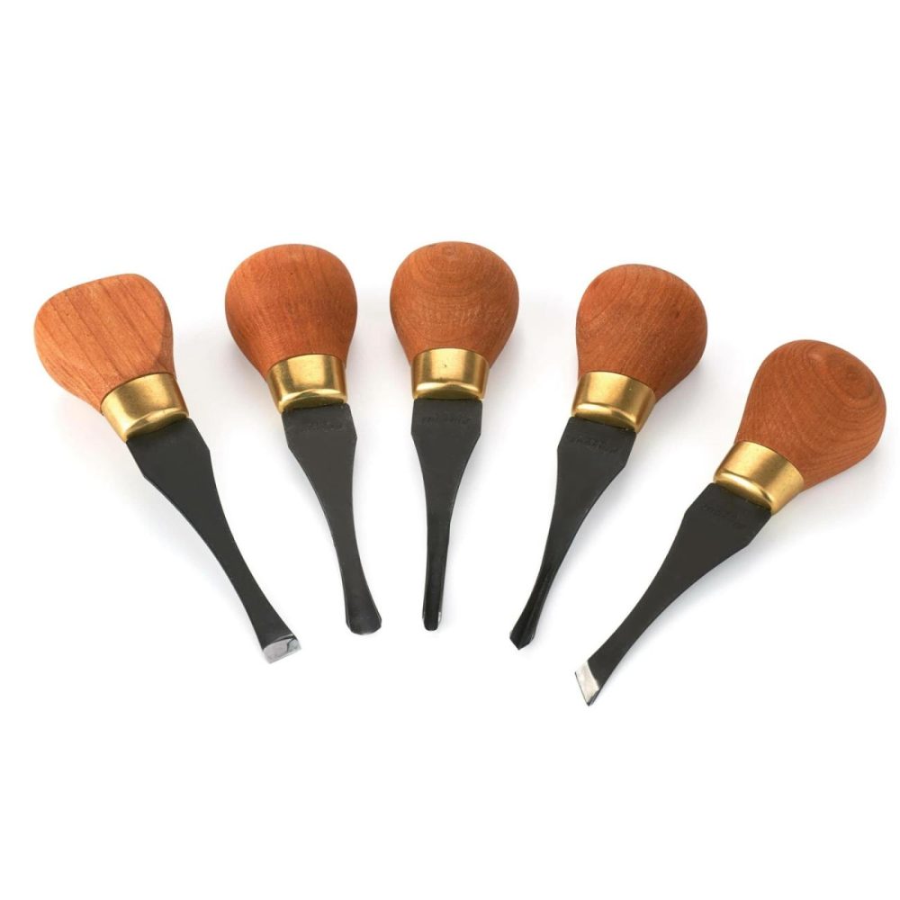 Premium Beginner’s Palm Carving Tool Set – 5 Piece Carving Tools