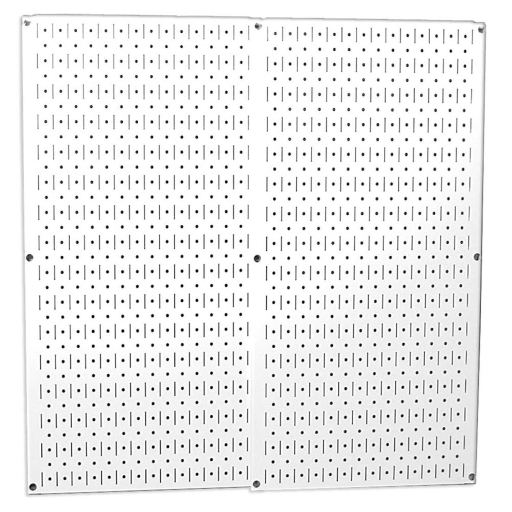 White Metal Pegboard Pack – Two Pegboard Tool Boards Pegboard, Hooks & Accessories